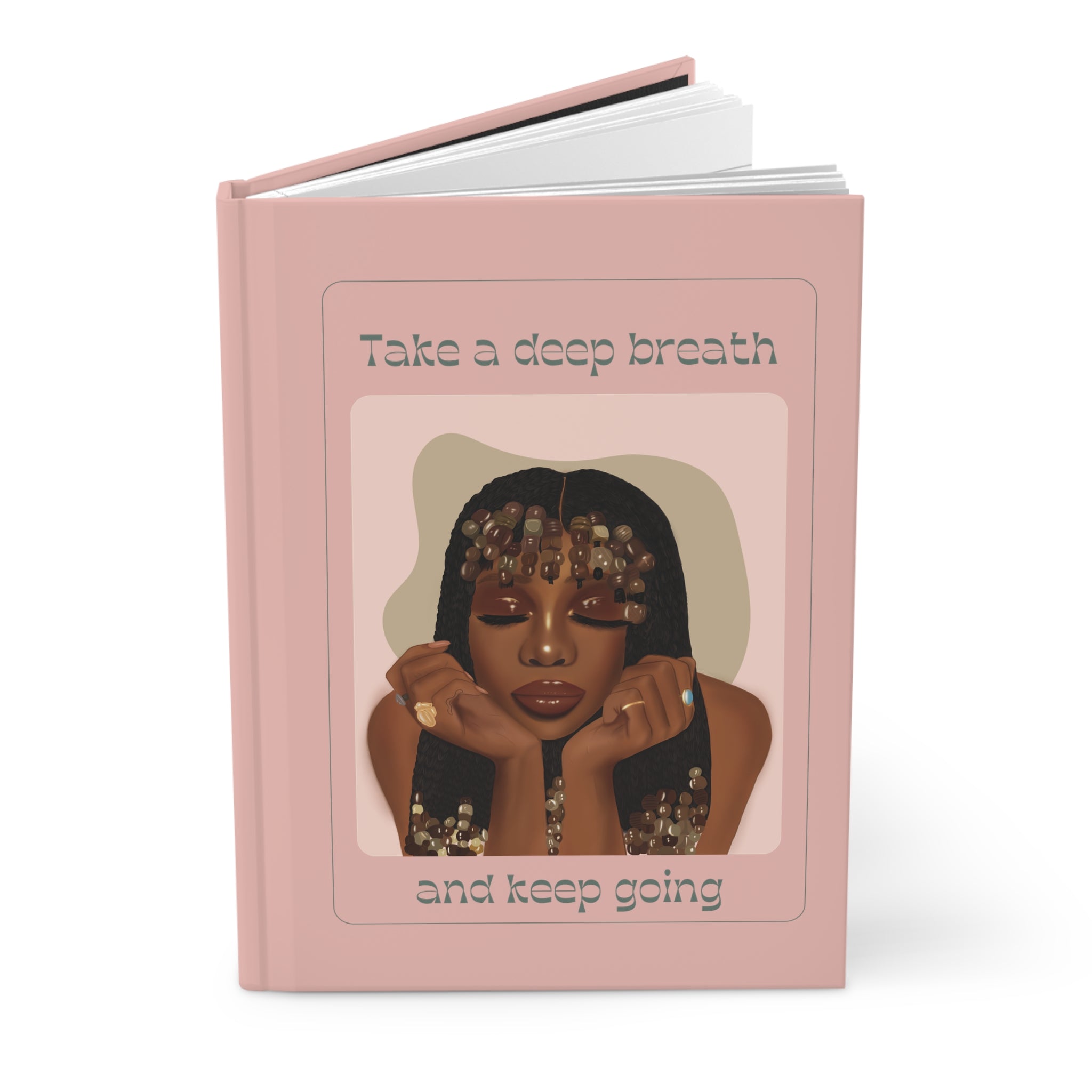 Take a Deep Breath & Keep Going - Hardcover Journal Matte
